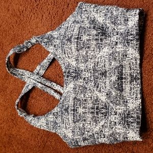 BuffBunny Rosa Bra Small Hustle Print